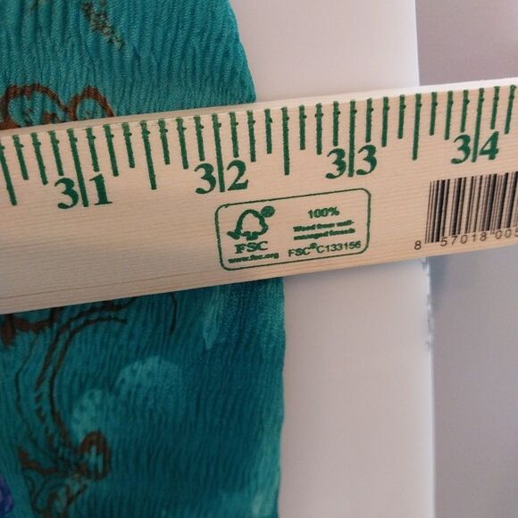 Vtg Maggie Barnes Top Sz 2X Asymmetrical Vibrant 90's BohoChic Artsy Maximalist - Picture 3 of 7